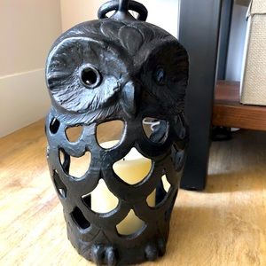 PotteryBarn Owl Candle Holder